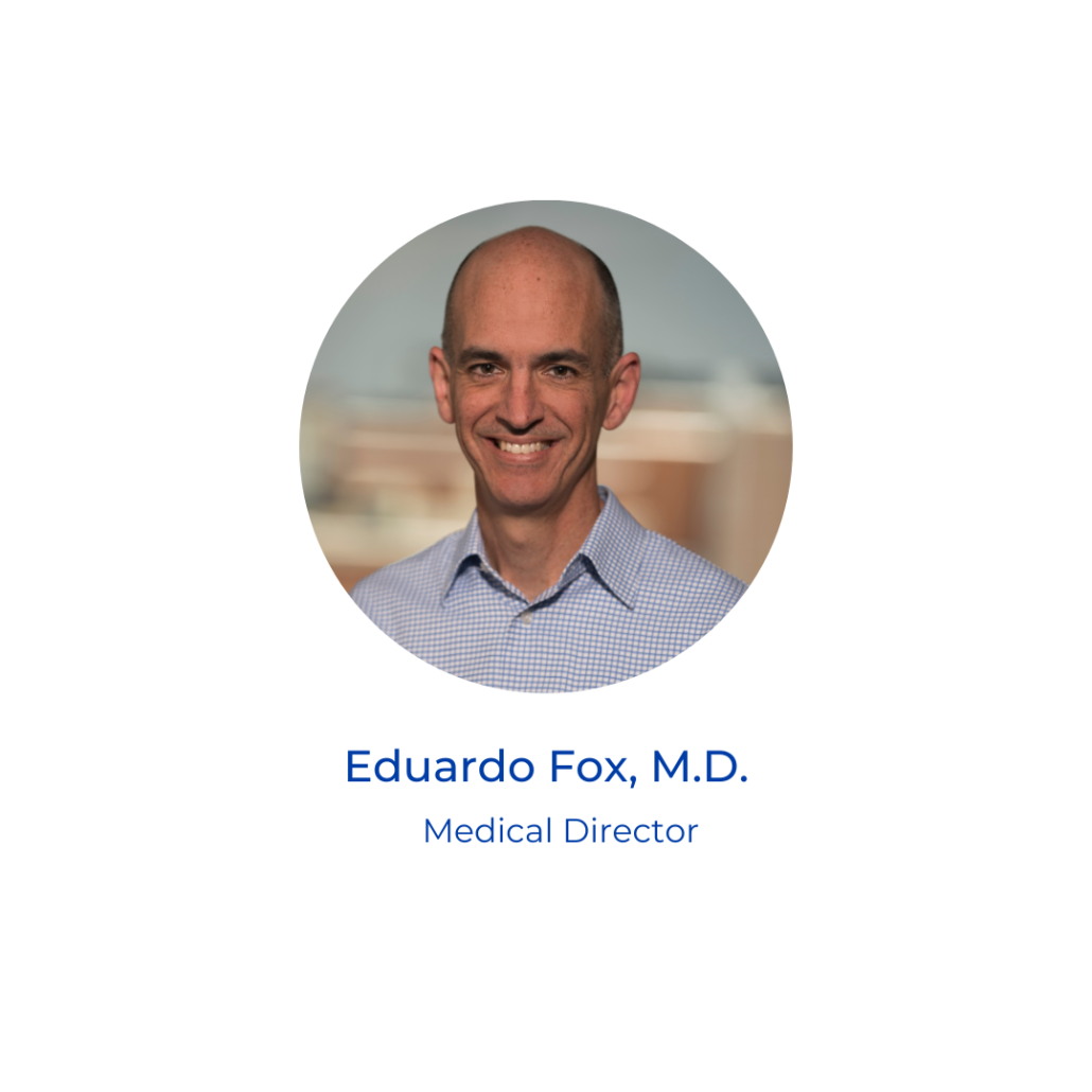 Eduardo Fox no signature headshot of Dr. Fox